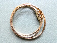 Halskette Halsband Armreif Silber 835 vergoldet 333 Gold,  40 cm, 10,95 g.