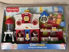 Fisher-Price Little People Pflege von Tieren Bauernhof interaktives Spielset Alter 1+