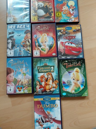 Kinder dvds - 10,
