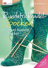 Rundstricknadel-Socken. Mit