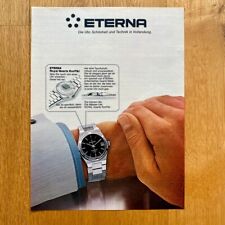 Eterna Royal Quartz KonTiki 1976 Vintage Watch Ad Werbung Reklame