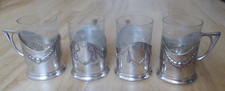 Teeglashalter mit antiken - ,