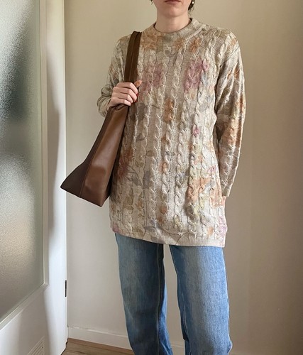 Vintage zopfmuster pullover - vintage,