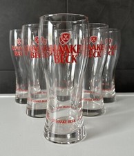 Haake Beck Biergläser 0,3L 6 Stück  Sammelglas 2012
