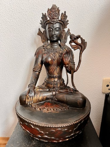 Tibetische weiße tara buddha - tibetische,