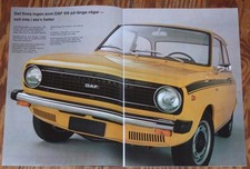 1972 DAF 66 Marathon Prospekt brochure n 33 44 55 Volvo Schweden