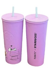 Starbucks Snoopy (Peanuts) Thermobecher Violett/Lila