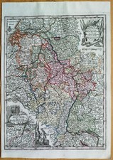 Rhein Mosel - Kupferstich