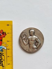 alte Sport Medaille 1930 Schwimmen Möve 29.6.1930 1. Jgd.Br. 100 m