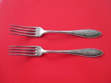 2 zwei alte antike Gabeln