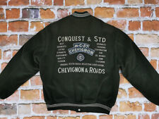 *CHEVIGNON VINTAGE COLLEGE JACKE*CONQUEST & STD*GRÜN*CASUAL*GR: M*TIP TOP
