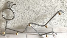 WANDGARDEROBE / Holz und  Metall glänzend / Junge / Männchen