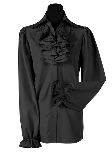 Rüschenbluse mit jabot - mit,