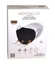 FFP2-Maske 5-lagig Schwarz