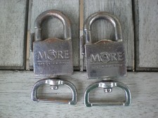 2x More Wirbel Karabiner Haken mit Drehwirbel Feder Schnappverschluß - L 7,7cm