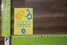 Alter Aufkleber Motorrad Motorsport Motorroller Moped PIAGGIO Vespa 1996