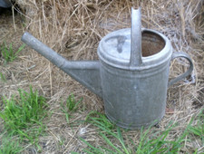 UM  -1934 -Alte 10 Liter  verzinkte Garten   Zink Gießkanne Marke Mauser