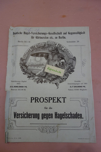 Prospekt versicherung gegen - prospekt:,