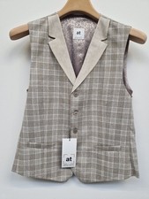 AT ATELIER TORINO by WILVORST WESTE in BEIGE & KRAGEN Gr. 50 inkl. Fliege