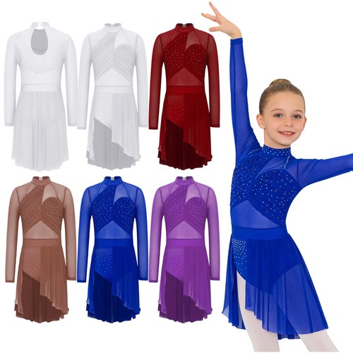 Mädchen eiskunstlaufkleid - mädchen,