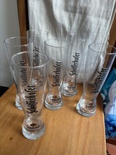 Schöfferhofer Weizen Reliefglas 6 Stück nie benutzt!