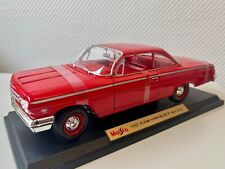 DieCast Chevrolet Bel Air 1962 Maisto Modellauto  1:18 Rot Roman Red US Oldtimer