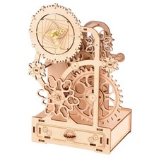 3D Holzpuzzle Spieluhr Uhr