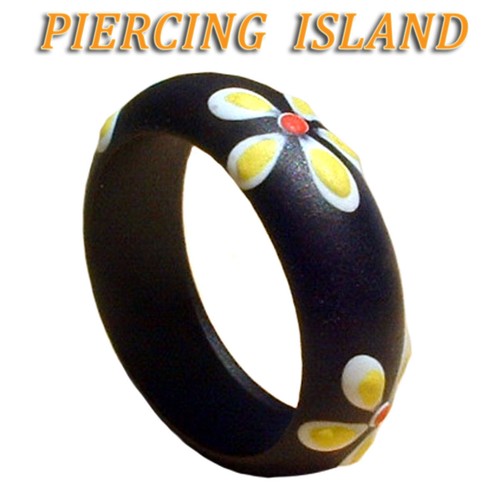 Ring blumen goa hippie holz - goa,