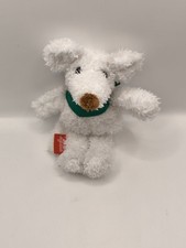 Sigikid Persil Maus Stofftier Kuscheltier Weiß ca. 20 cm grünes Halstuch Werbung