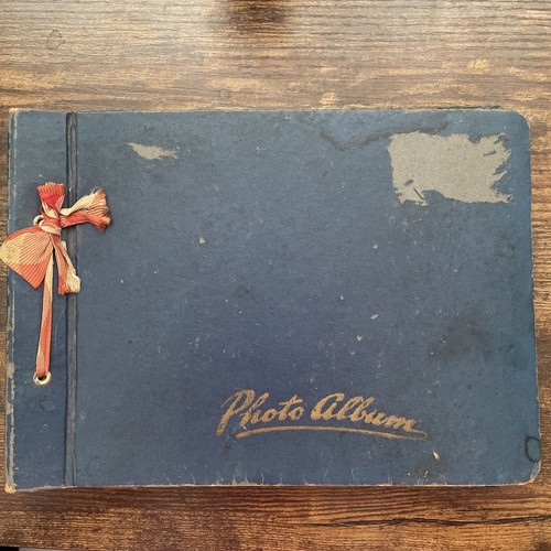 Vintage militär fotoalbum - vintage,