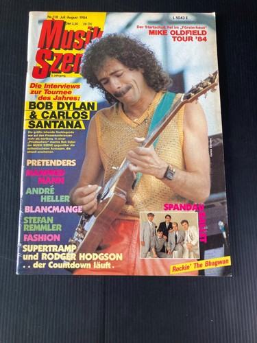 Musik szene 1984 santana - 7/8/1984,