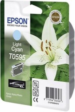 Original Epson T0595 light cyan Stylus Foto Photo 2400 R2400 Datum 2020 OVP
