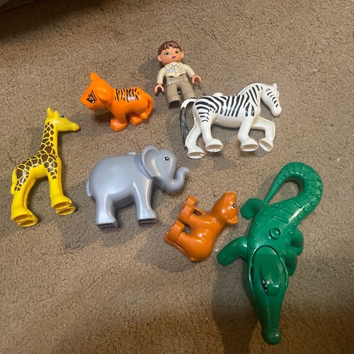 Duplo zoo animals - zoo, and