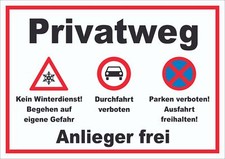 Privatweg KeinWinterdienst
