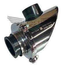 Luftfilter Chrom mit E-Nummer