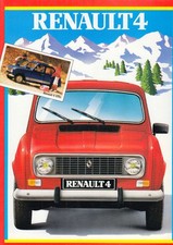 RENAULT 4 R4 Youngtimer TL GTL Prospekt Brochure 1984 44