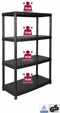 XXL Schwerlastregal Kunststoffregal Regal Kellerregal Steckregal 92 x 46 x 141 