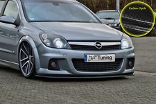 Bi Spoilerschwert Frontspoiler ABS Opel Astra H OPC-Line 2 ABE Carbon Optik
