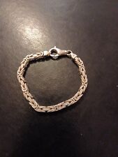 Königskette Armband 5x5mm 925er Sterling Silber Hochglanz Poliert