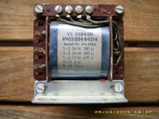 Audio Übertrager 100V Philips , 15- 24- 36 W / 4- 7,5 ( 8 ) Ohm , Röhre , GUT !