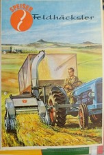 Original Prospekt Speiser Feldhäcksler Oldtimer Traktor Schlepper