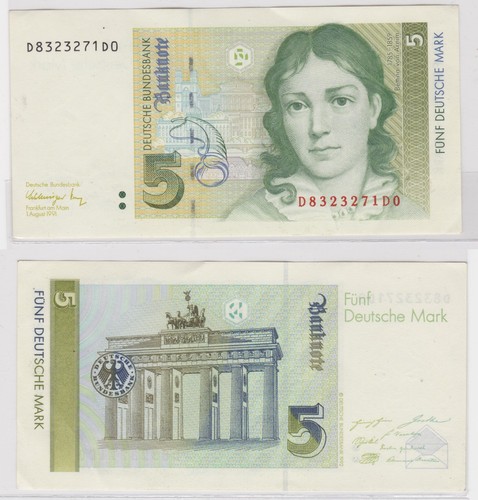 T111981 banknote deutsche - dm,