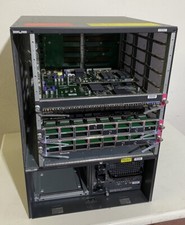  Cisco WS-C6500 Chassis, 1 Netzteil, 1x 24xGigabit SFP, 2x 16-Port X2 10GbE 