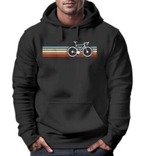 Hoodie Herren Fahrrad Retro Print Minimalistisch Radfahren Outdoor Fashion