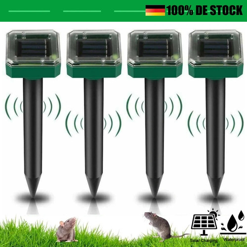 4stück solar maulwurfschreck - 4stück,