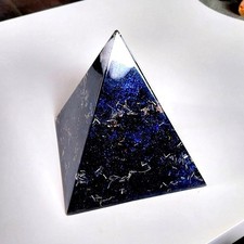 Orgonit Pyramide "Schutz" mit Schutzsteinen, Orgon Edelstein Heilstein Deko (A32
