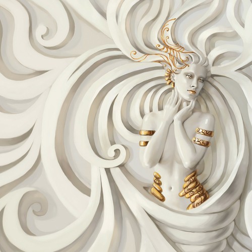 Medusa fototapete effekt - 3d,