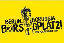 Borussia Dortmund Fahne - DFB-Pokalsieg 2017 -  Flagge 60 x 90 cm BVB 09
