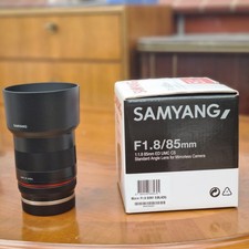 Samyang MF 85mm F1.8 Ed UMC CS für Sony E Black Lens