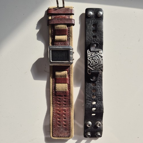 Vintage fossil digitaluhr mit - vintage,